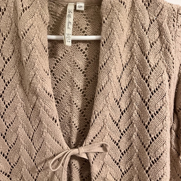Tan Long Cardigan - Picture 3 of 5